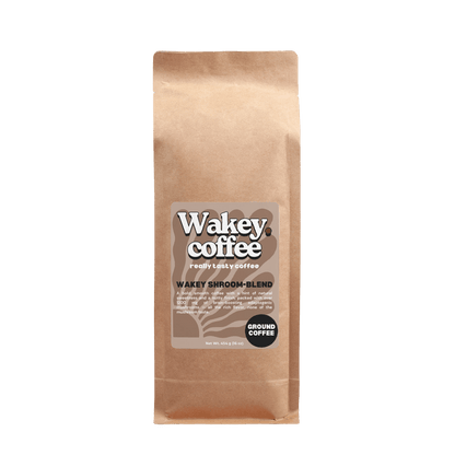 Wakey Ground  Morning Coffee Shroom-Blend - Lion’s Mane & Chaga 16oz
