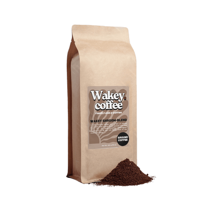 Wakey Ground  Morning Coffee Shroom-Blend - Lion’s Mane & Chaga 16oz